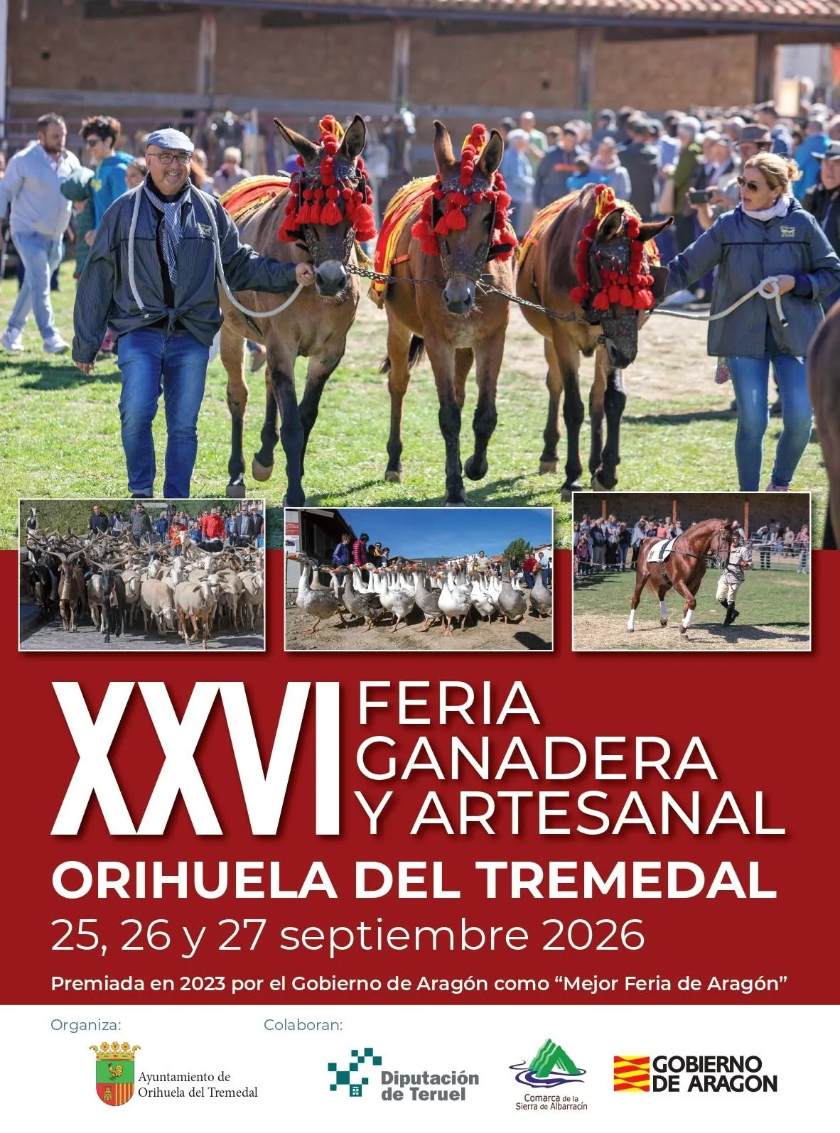 Cartel de la feria orihuela del tremedal 2026