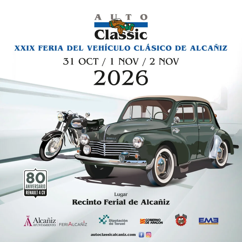 Cartel de Autoclassic Alcañiz 2026