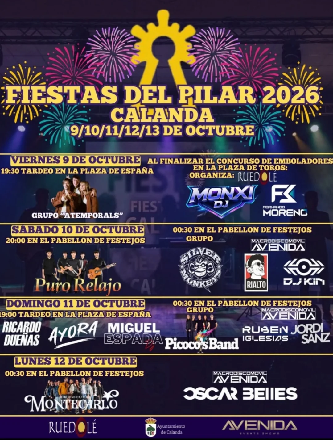 Fiestas del Pilar. Calanda