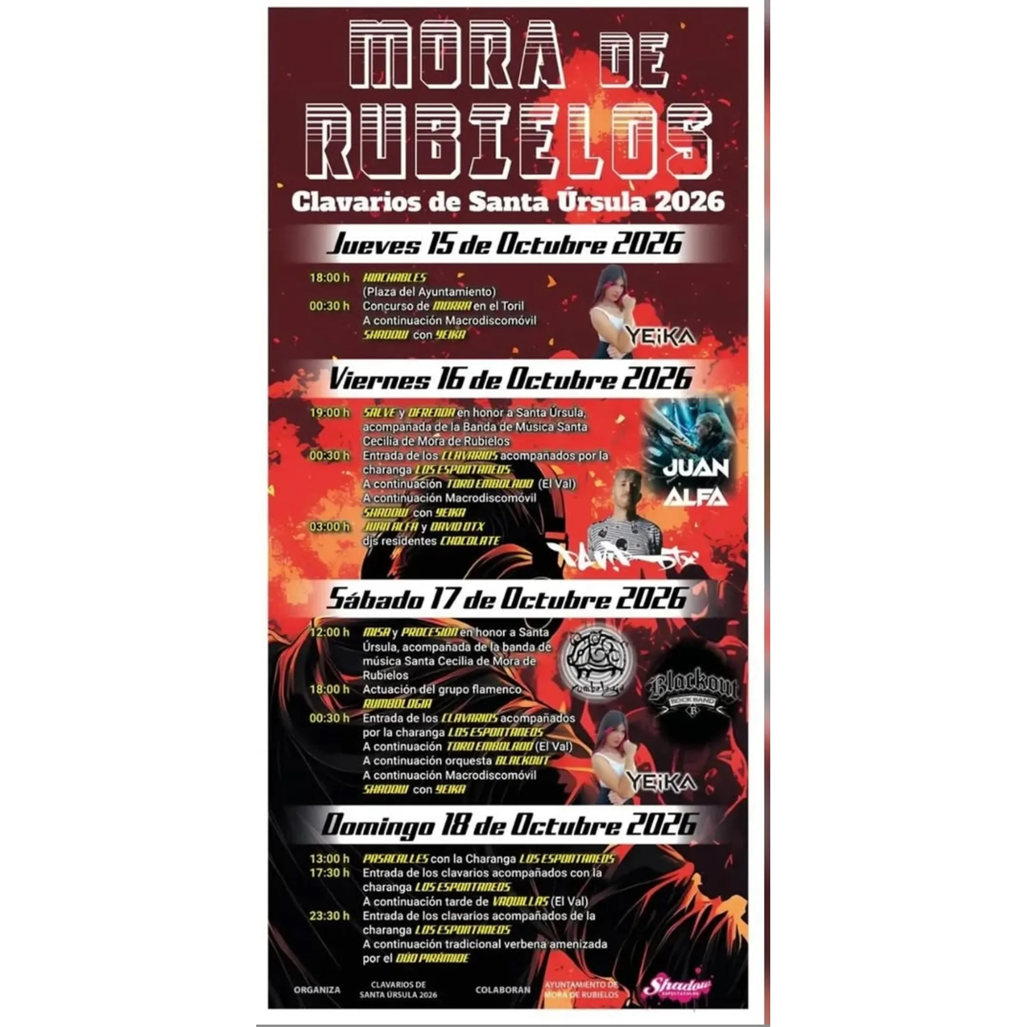 Fiestas de Santa Úrsula en Mora de Rubielos