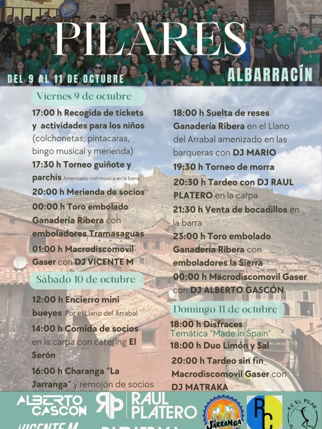 Fiestas del Pilar en Albarracín