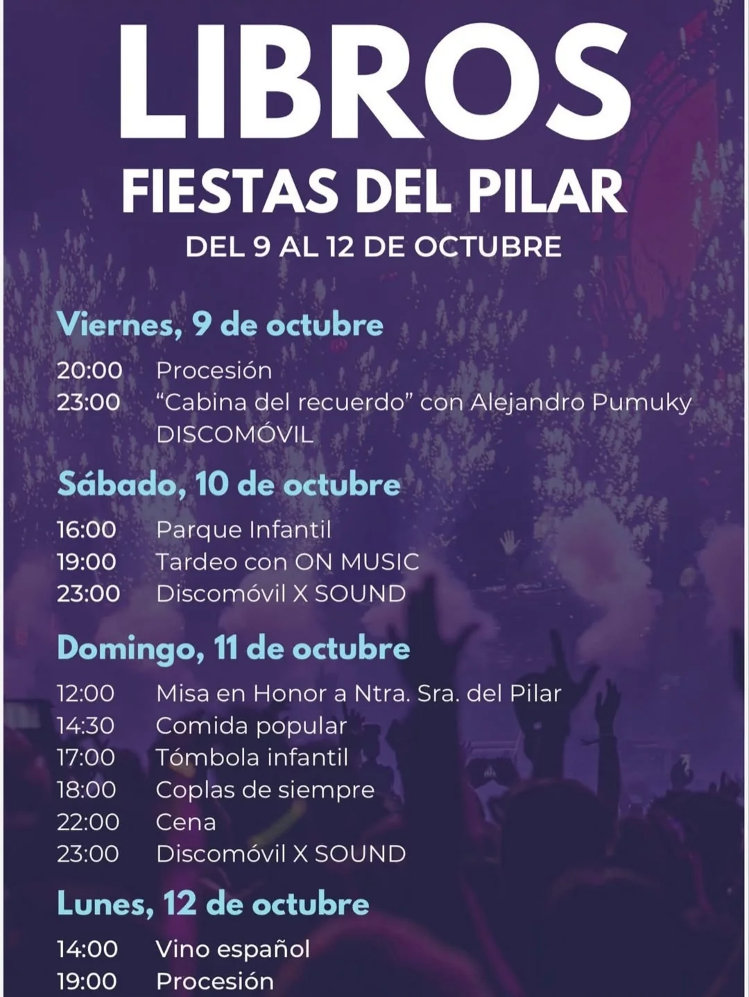 Fiestas del pilar. Libros