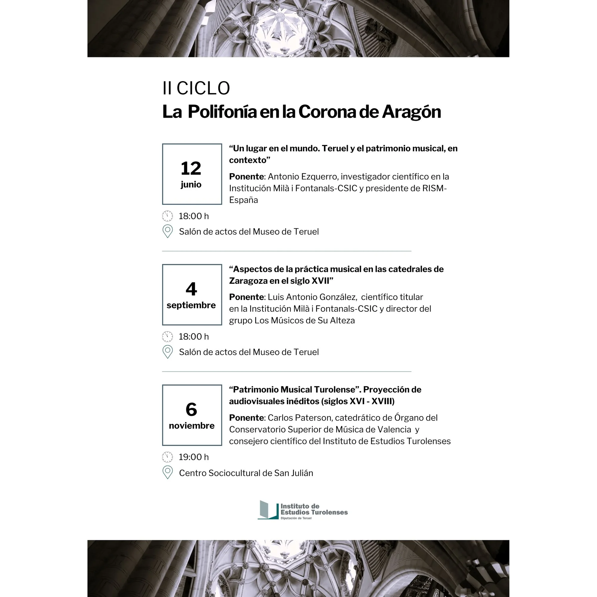 II CICLO La Polifonía en la Corona de Aragón